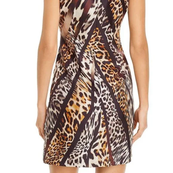 NEW Kobi Halperin leopard illusion dress, M - Picture 5 of 6